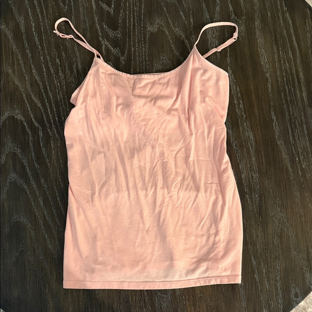 SO Light Pink Adjustable Strap Cami Top
